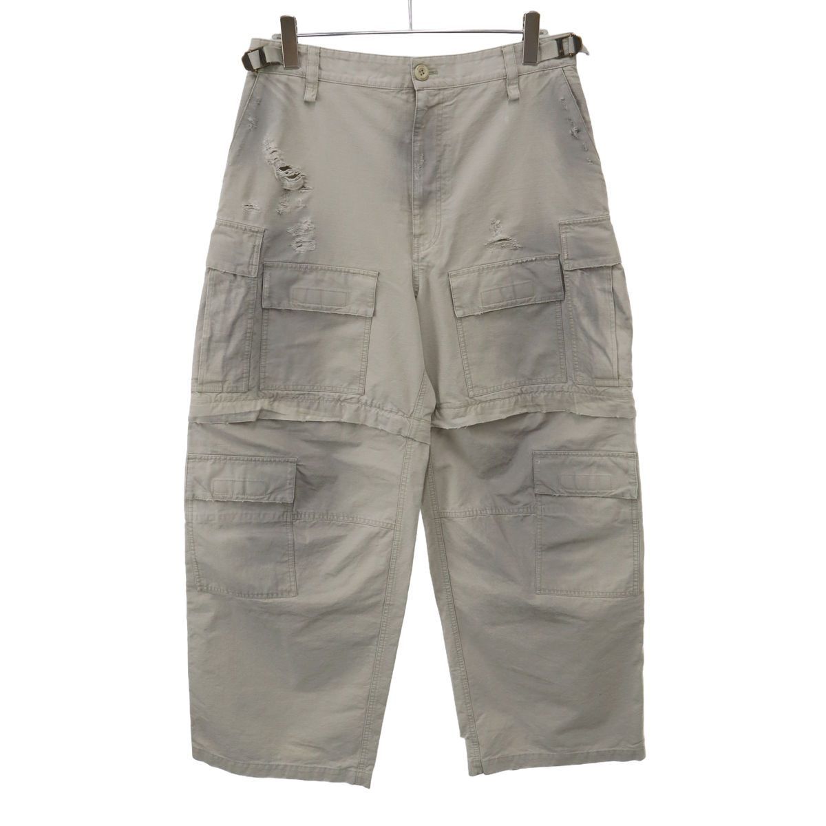 BALENCIAGA バレンシアガ 23AW Large Cargo Pants ラージカーゴパンツ 773255 TKP27 ベージュ系 48 53,100円