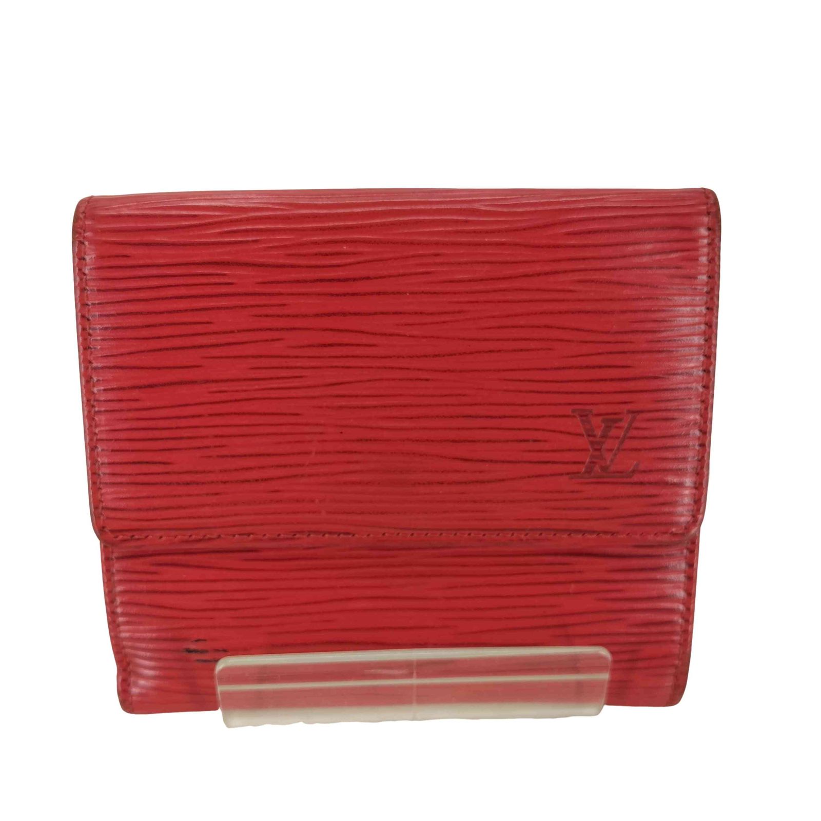 ルイヴィトン LOUIS VUITTON ポルト モネ ビエ カルト クレディ エピ 二つ折り レザー 財布 メンズ 表記無