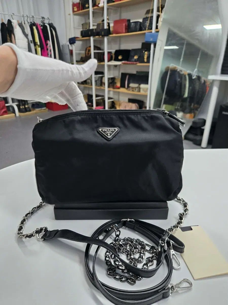 正規品 PRADA プラダ サフィアーノ クロスバック