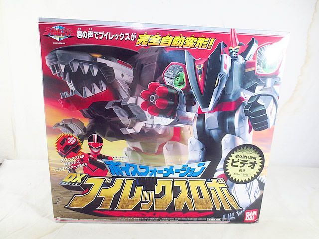 美品　バンダイ　未来戦隊タイムレンジャー DX ブイレックスロボ ビデオ付き