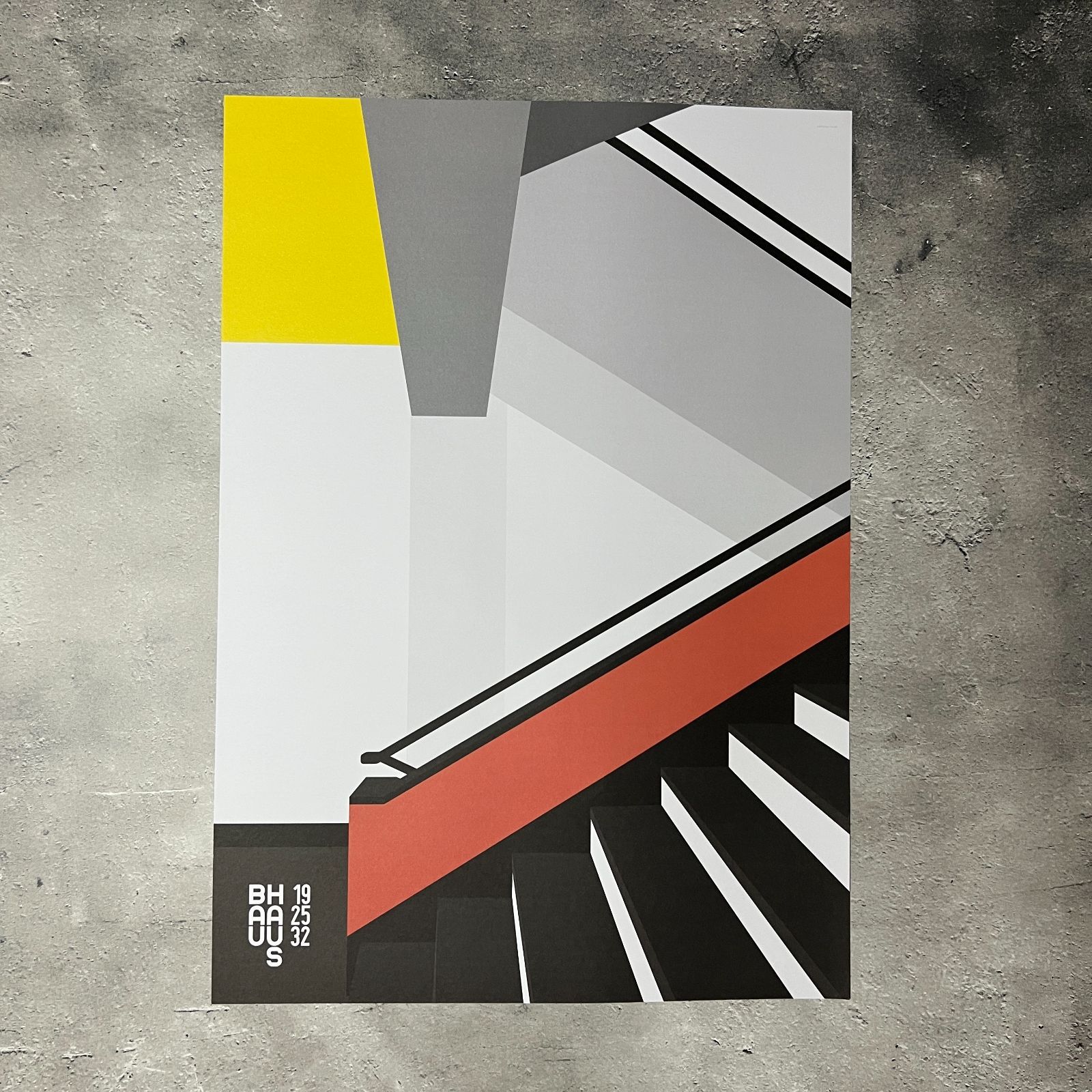 Bauhaus Dessau｜Treppenhaus｜Karen Olze｜designshop bauhaus dessau｜A1 ポスター