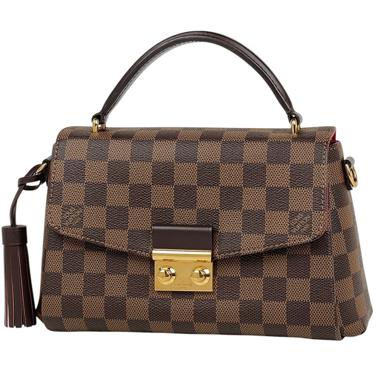 ルイ・ヴィトン Louis Vuitton クロワゼット ハンドバッグ 2WAY ダミエ ブラウン N53000 レディース 【中古】