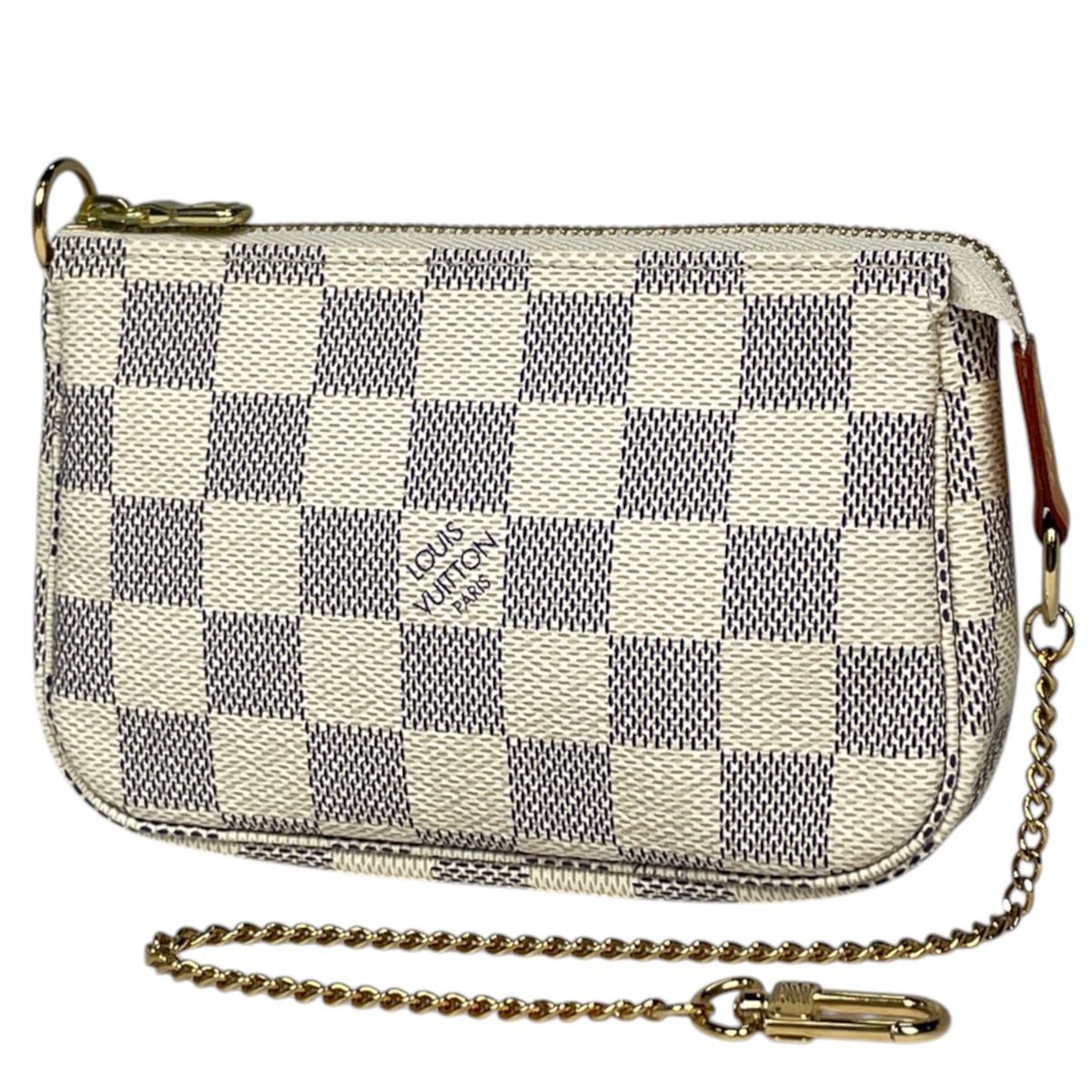 ルイ・ヴィトン Louis Vuitton ミニ ポシェット アクセソワール アクセサリーポーチ メイク コスメ ダミエアズール ホワイト N58010 レディース 【中古】 55,080円