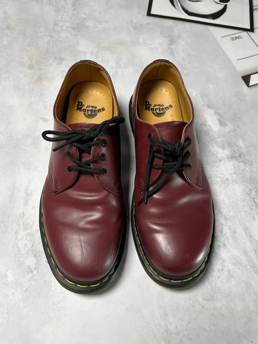 41 DR. MARTENS ドクターマーチン 1461 3ホール ローファー スムース さくらんぼレッド 260