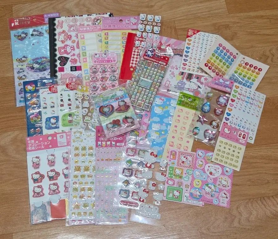 クラシックキティ & サンリオ ステッカー まとめ 出品