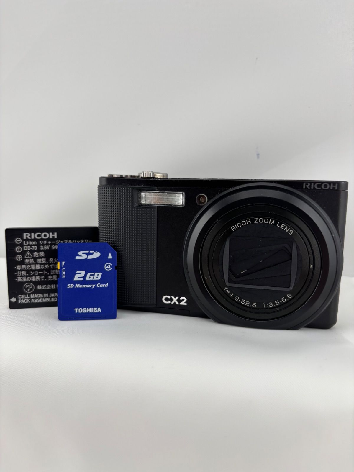 2308 [Operation confirmed] RICOH CX2 Black Ricoh