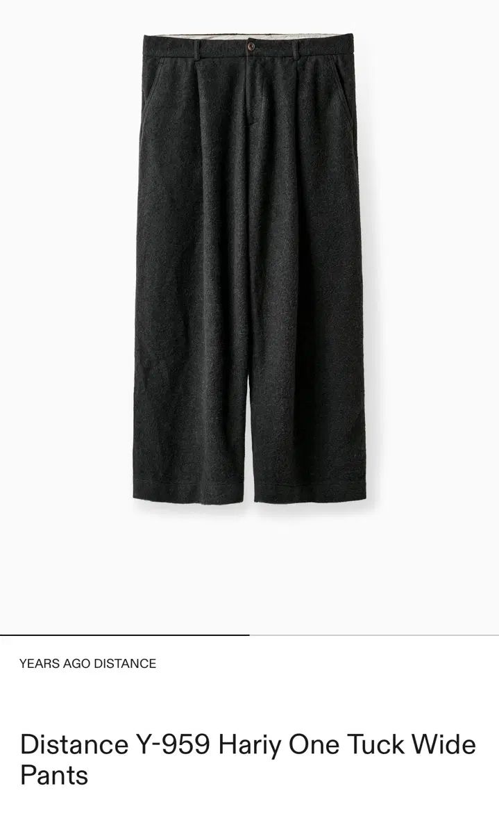 1 年前 Y-959 Hariy one tuck wide pants 16,507円