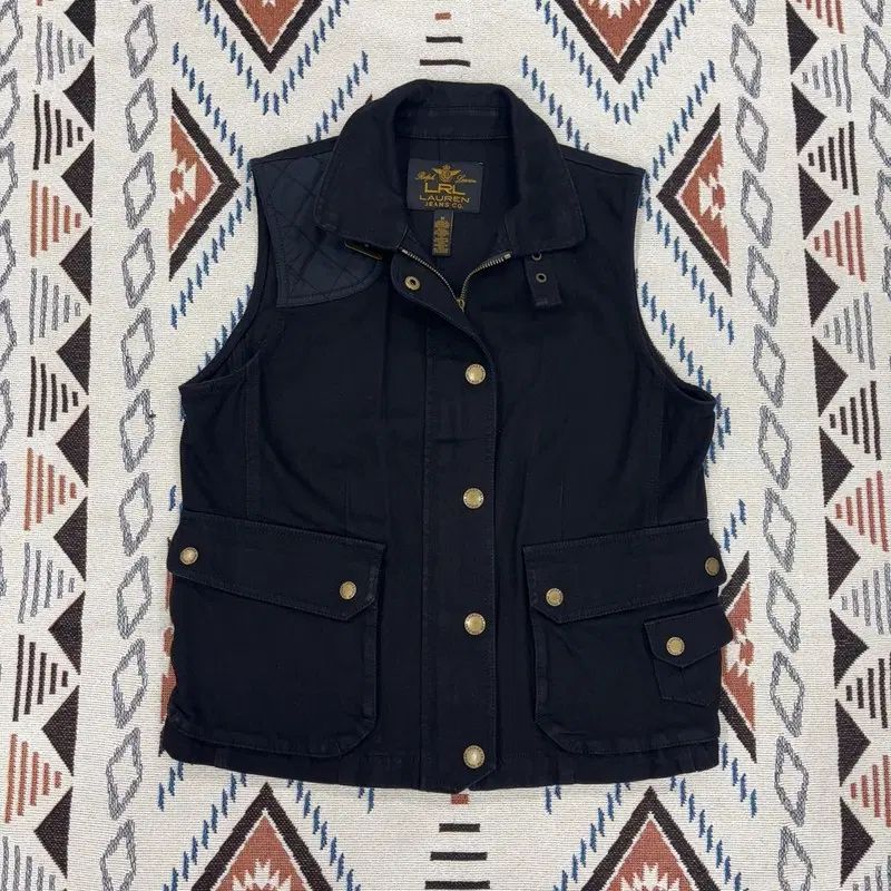 POLO RALPH LAUREN ポロラルフローレン GOLD ゴールド スナップボタン スナップ ボタン ユーティリティ ユーティリティー フィールド FIELD ベスト ベスト M P00463