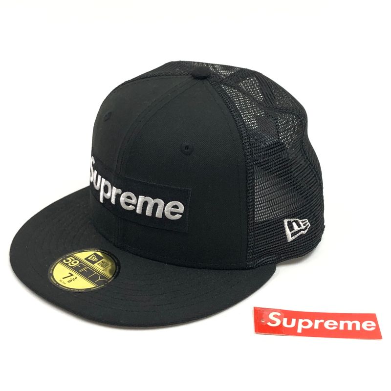 【中古品】SUPREME シュプリーム × NEWERA ニューエラ 24SS BOX LOGO MESH CAP ボックスロゴ メッシュキャップ ベースボールキャップ 帽子【149-260824-hn-01-fur】