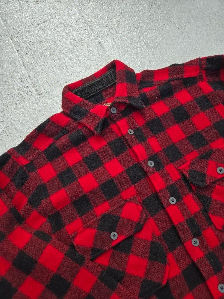 WOOLRICH 80's ウールリッチ バッファロー チェック ウールシャツジャケット