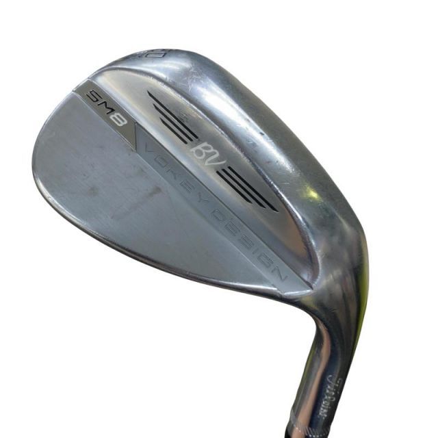 【中古】 タイトリスト VOKEY SPIN MILLED SM8 ツアークロム 60°/08°M ウェッジ WG NS PRO MODUS3 TOUR105 (フレックスS) メンズ 男性用 右利き 右用 Cランク ゴルフクラブ