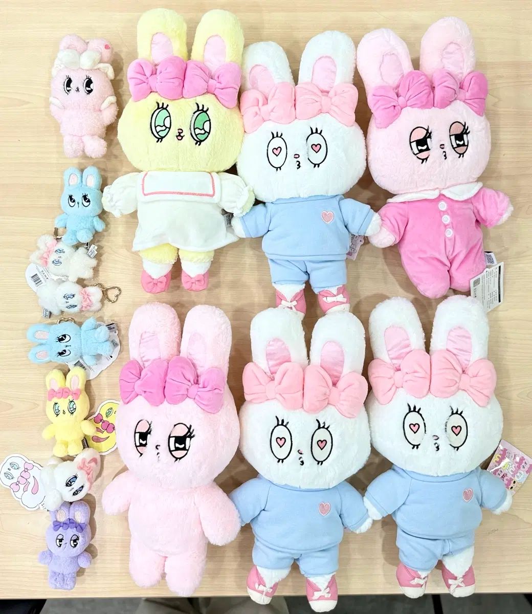estherbunny エスダーバニー うさぎ 中型人形 ガチャ キーホルダー バッグ キーホルダー ぬいぐるみ 在庫処分 (まとめ