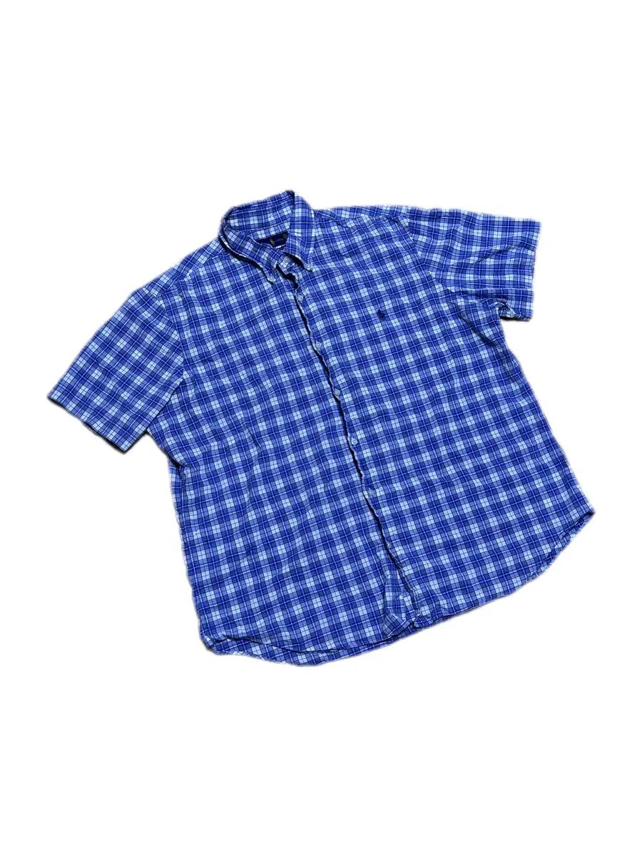 ポロラルフローレン ブルー CHECK シャツ 7,287円