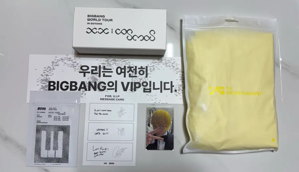 BIGBANG(ビッグバン)ワールドツアー IN 高陽(コヤン)メンバーシップ キット