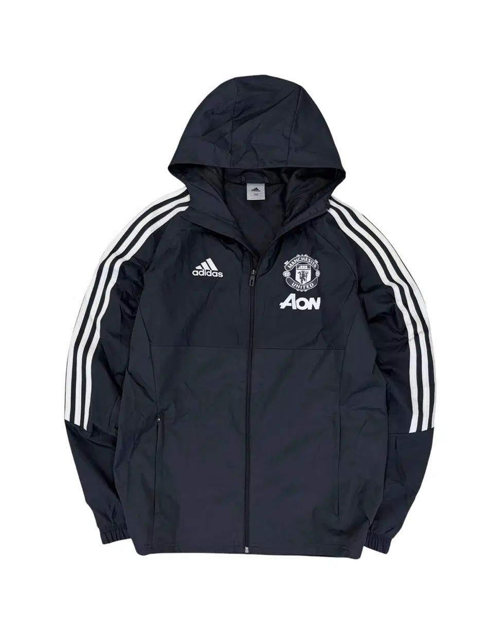 アディダス MANCHESTER UNITED FC マンチェスター・ユナイテッド ウィンドブレーカー ブラック (L)