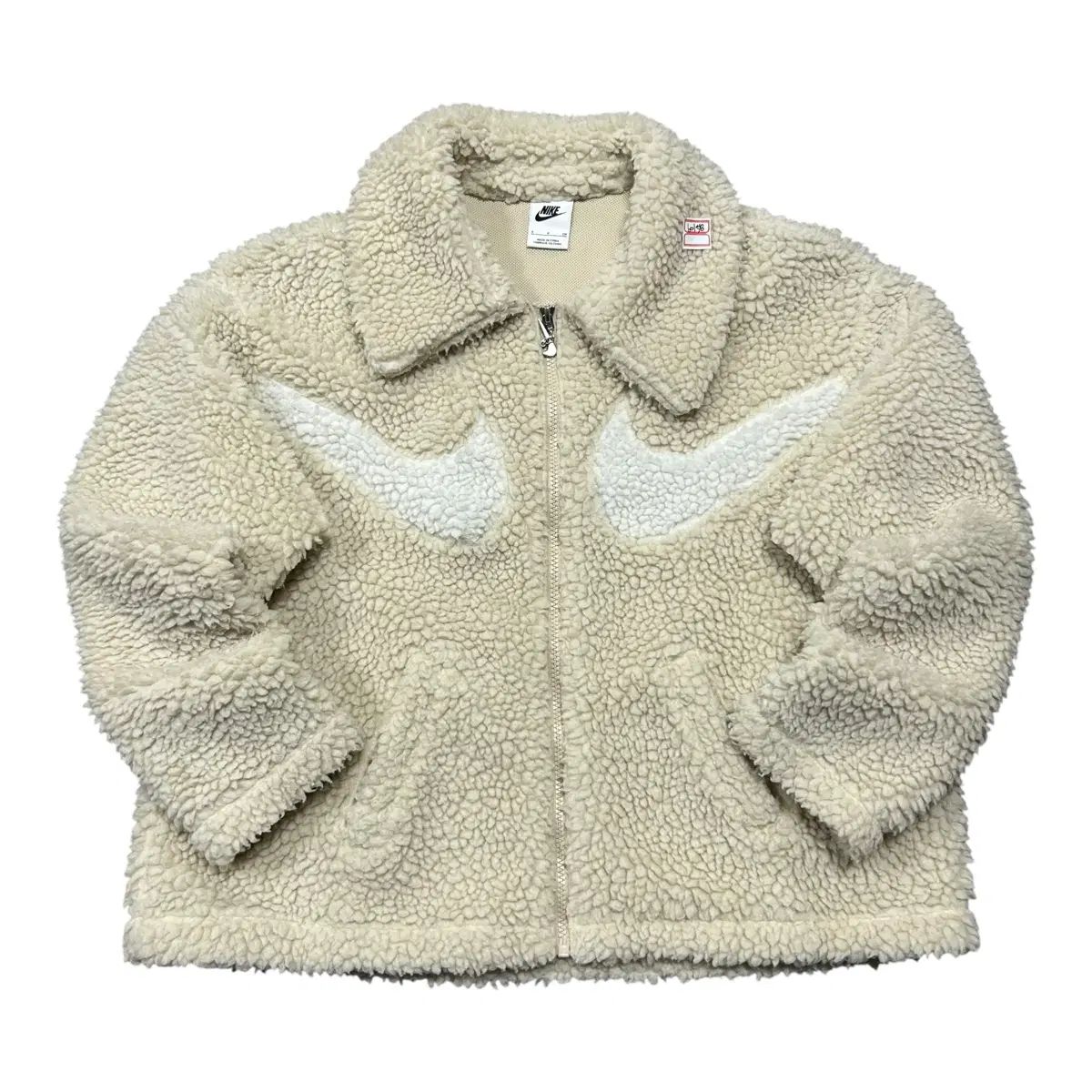 (即配) NIKE ダブル ビックスウォッシュ ボア フリース ジップアップ ジャケット 6,397円