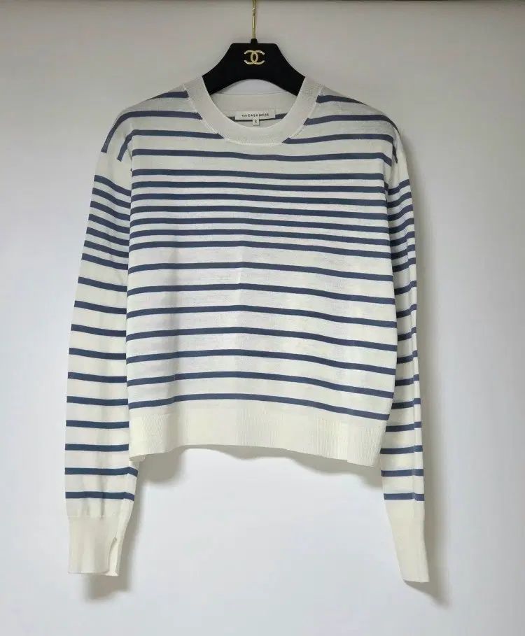 ハン The HANDSOME the CASHMERE 23 ストライプ カシミア ニット