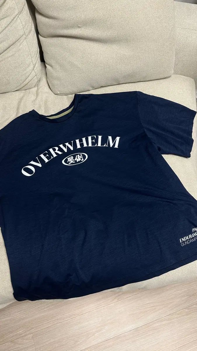 圧倒 OVERWHELM 半袖 Tシャツ ダークネイビー M