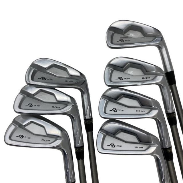 【中古】 三浦技研 TC-101(99.3 pure) 6S アイアンセット IR 純正特注シャフト (フレックスS) メンズ 男性用 右利き 右用 Cランク ゴルフクラブ