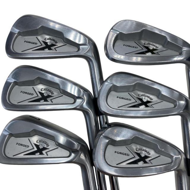 【中古】 キャロウェイ X FORGED 6S アイアンセット IR Memphis 10 DB (フレックスUNI) メンズ 男性用 右利き 右用 Dランク ゴルフクラブ