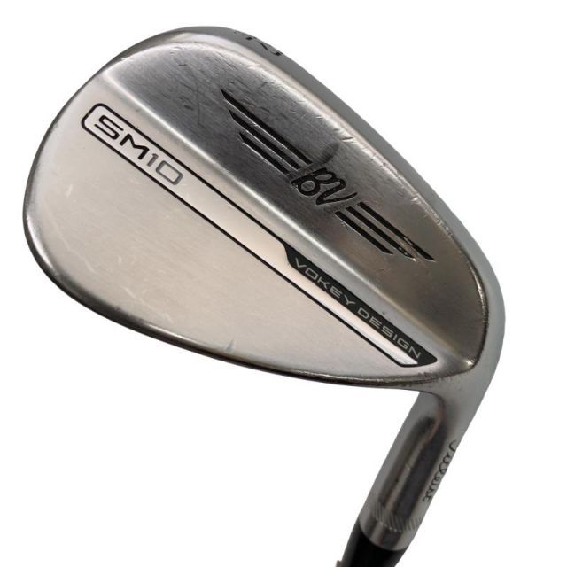 【中古】 タイトリスト VOKEY SPIN MILLED SM10 ツアークロム 52°/12°F ウェッジ WG BV 105 (フレックスその他) メンズ 男性用 右利き 右用 Cランク ゴルフクラブ