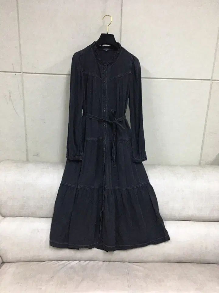 22年 Thursday Island 正規品 レーヨン100% フリル ロング丈ワンピース