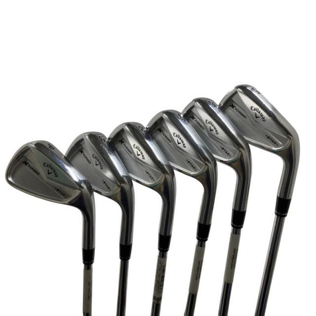 【中古】 キャロウェイ X FORGED STAR(2024) 6S アイアンセット IR NS PRO MODUS3 TOUR105 (フレックスS) メンズ 男性用 右利き 右用 Cランク ゴルフクラブ