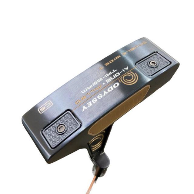 【中古】 オデッセイ Ai-ONE・MILLED TRI-BEAM DOUBLE WIDE T CH 34インチ パター PT STROKE LAB 90 スチール (フレックスその他) メンズ 男性用 右利き 右用 Bランク ゴルフクラブ
