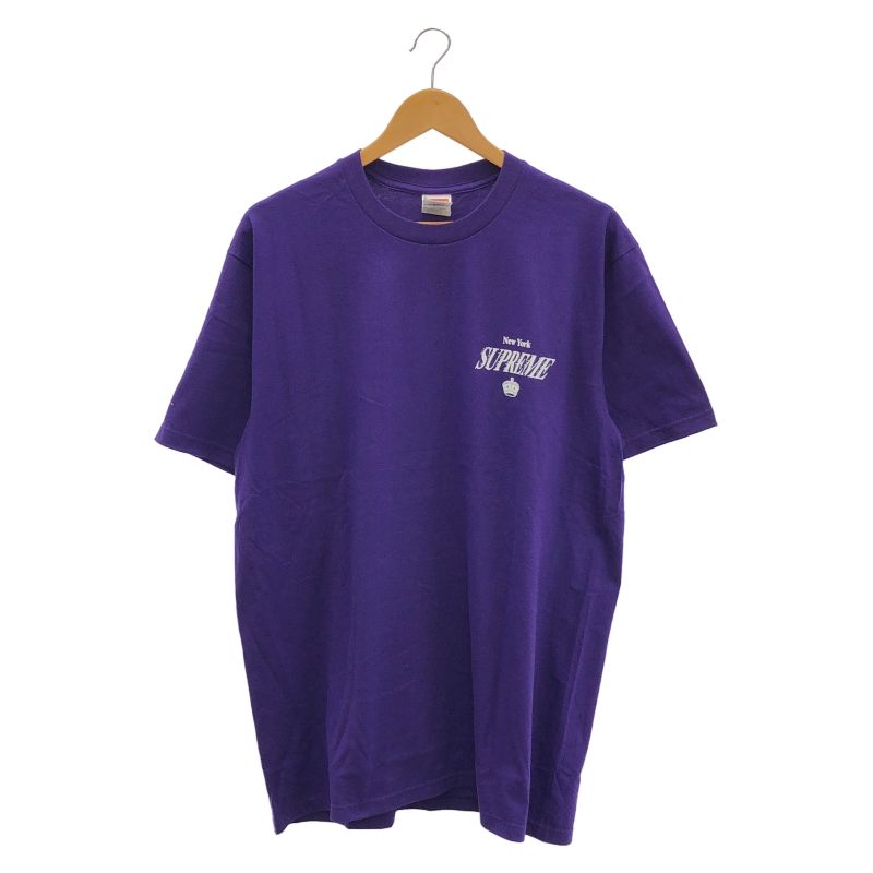 【中古】Supreme 4 LIFE TEE サイズL 紫 シュプリーム[91]
