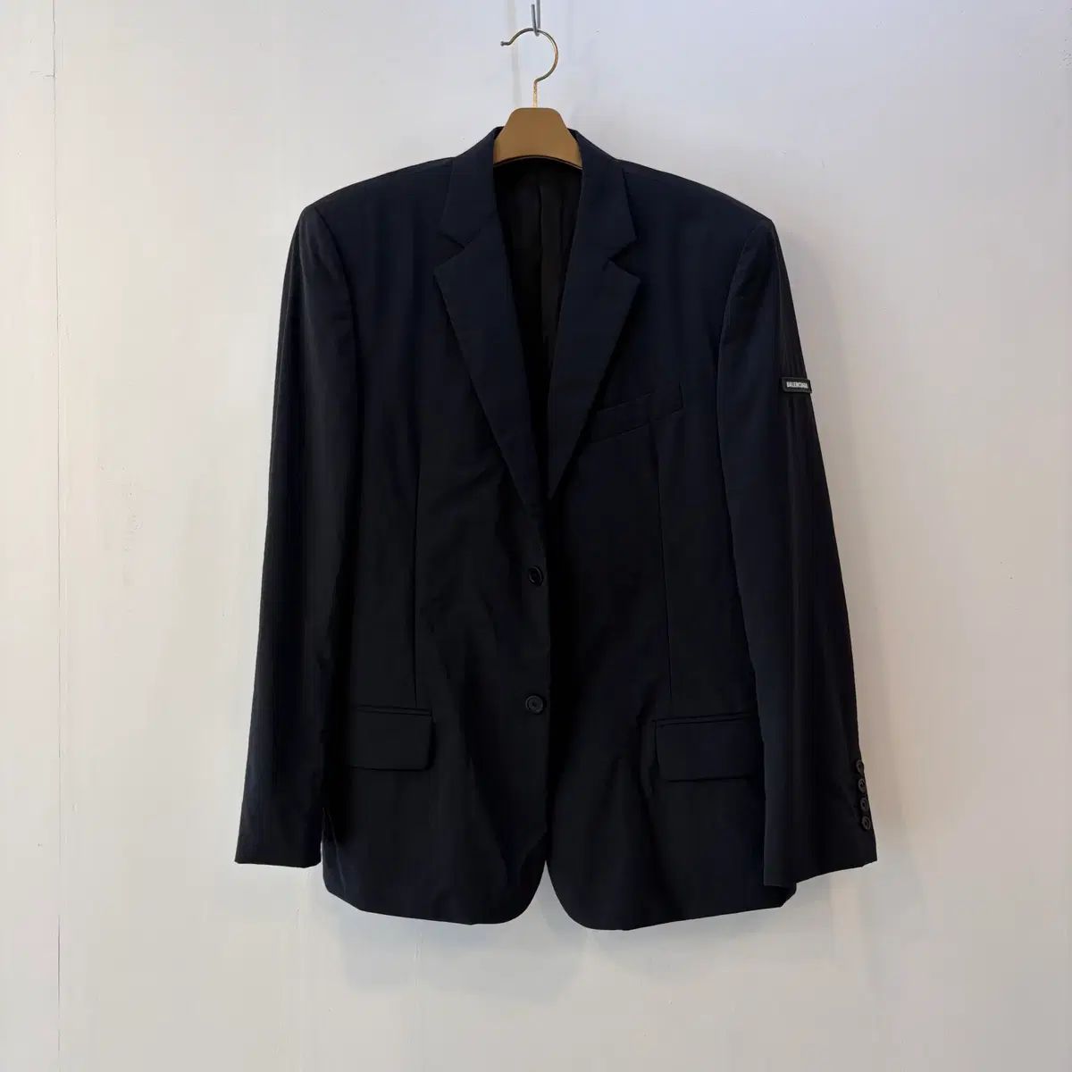 バレンシアガ 24FW ナイロン オーバーサイズ ロゴ ジャケット