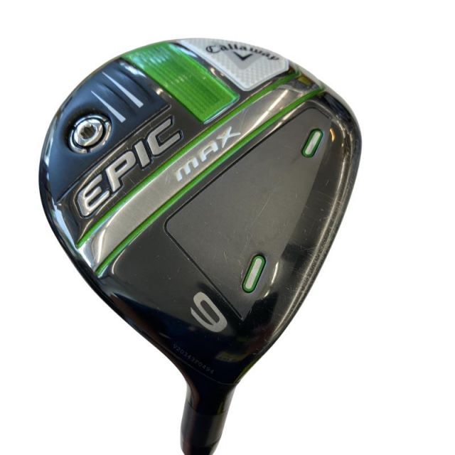 【中古】 キャロウェイ EPIC MAX 9W フェアウェイウッド FW リシャフト (フレックスその他) メンズ 男性用 右利き 右用 Cランク ゴルフクラブ 21,757円