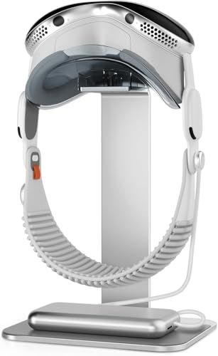 amesoba/Dock Stand for AppleVision Pro/アルミ スタンド/VR ヘッドセット・ディスプレイ・スタンド バッテリーホルダー付きym b17bfd5a