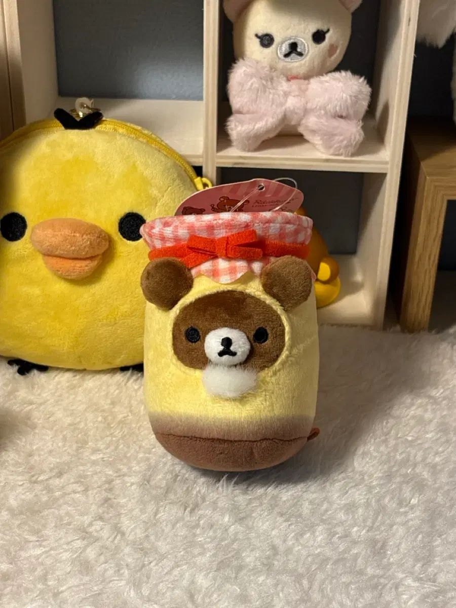 チャイロイコグマ プリン ジャム デザート ぬいぐるみ キーホルダー