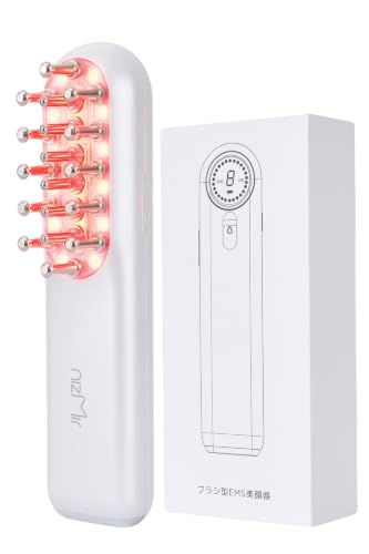 Ni Zmir 美顔器 電気ブラシ EMS リフトブラシ 【9段階調整 ディスプレイ付き】LED光エステ 頭筋 表情筋 頭皮ブラシ 頭皮ケア リフトケア Type-C充電式 母の日 プレゼント 日本語の説明書付きpms dd08d653