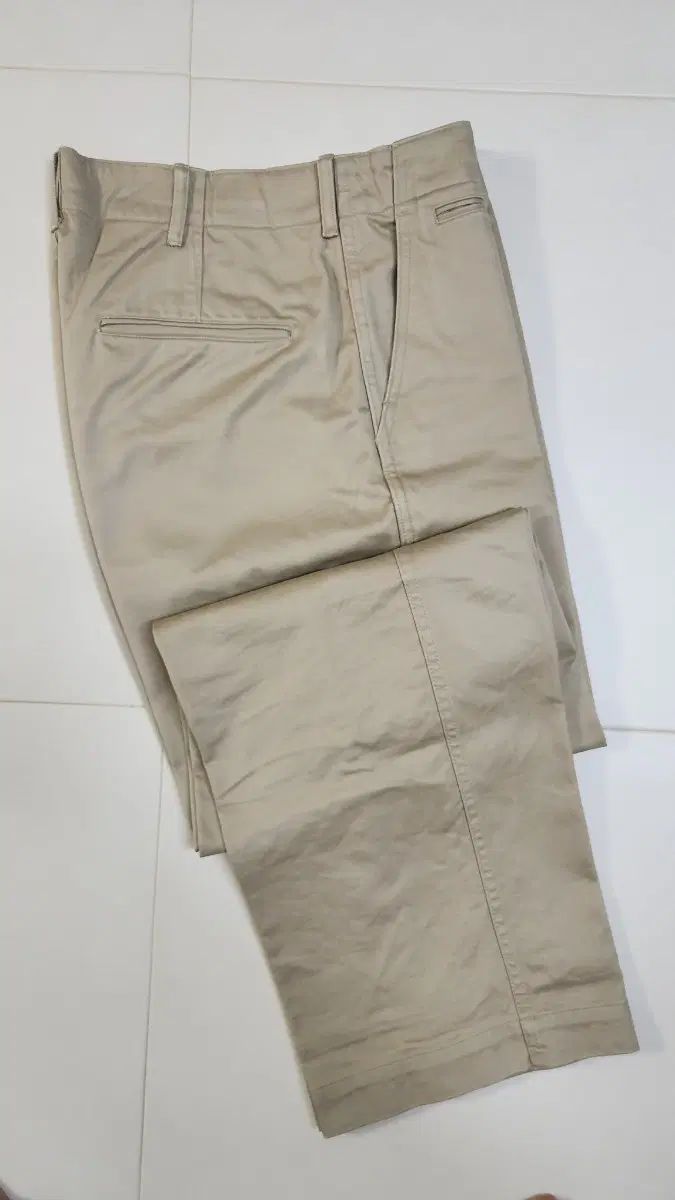 BRONSON 1942 チノ カーキ 34サイズ US Army Chino Trousers Khaki