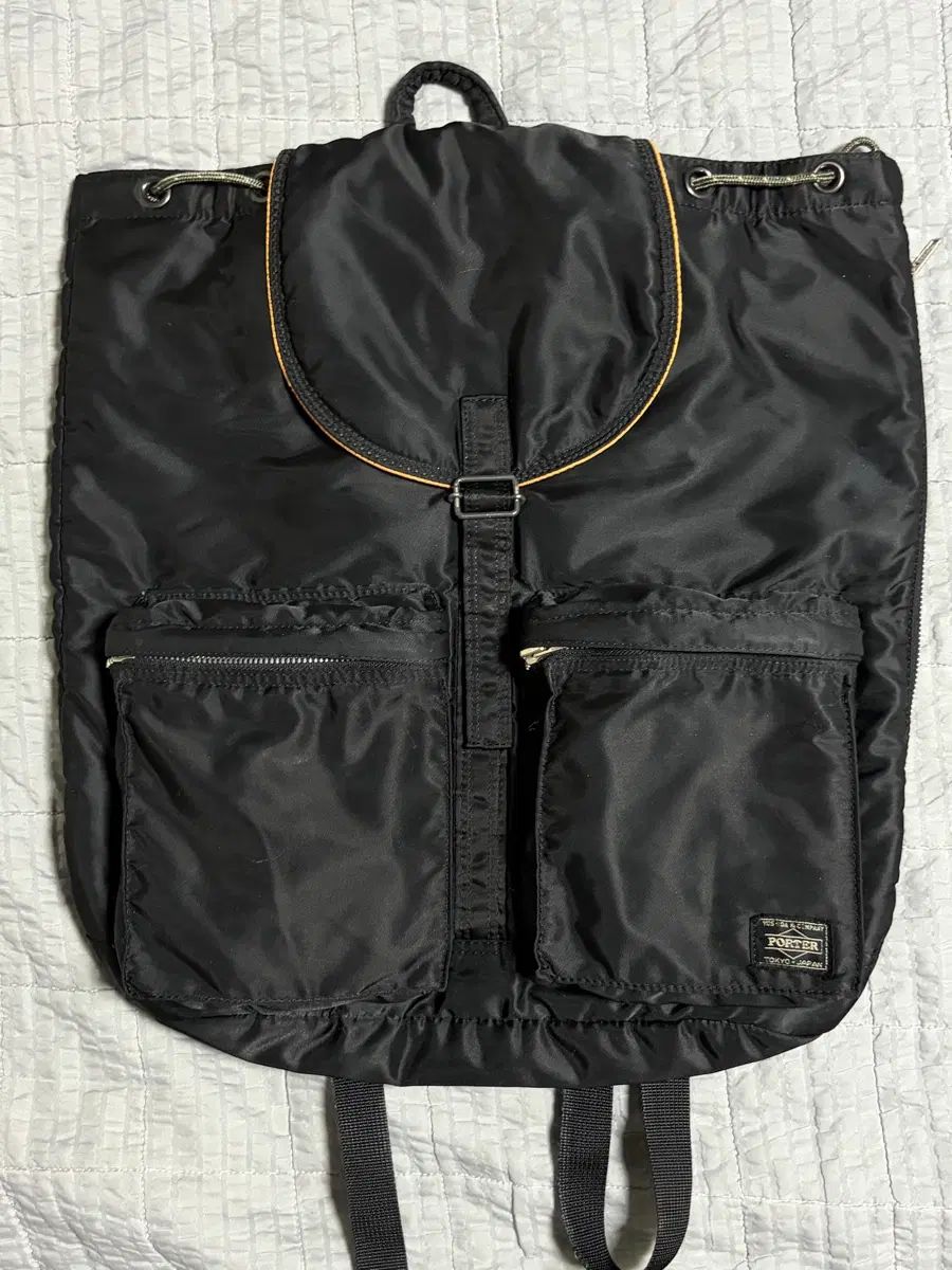 Porter 吉田ポーター タンカー ジッパーバックパック リュックサック ブラック