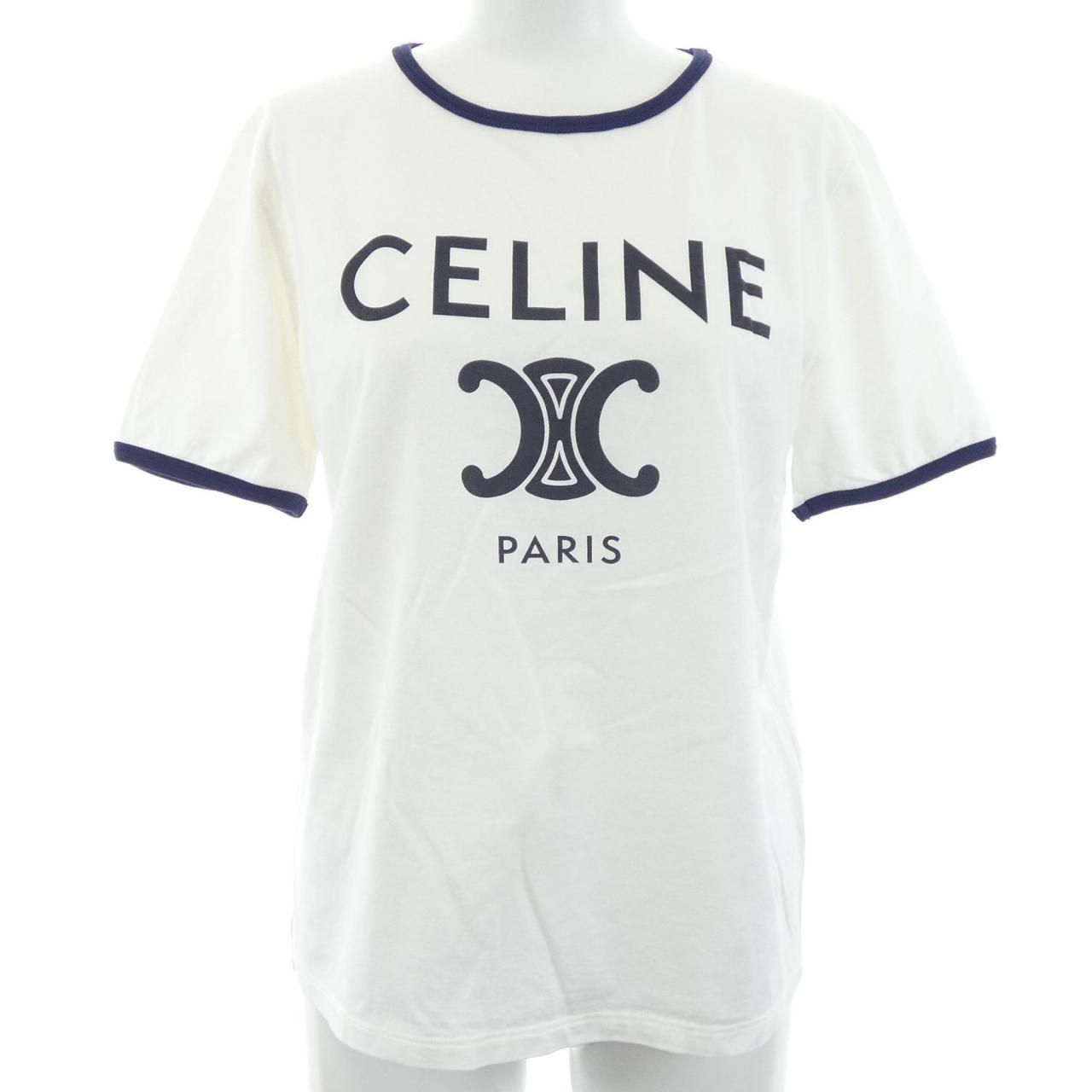 セリーヌ CELINE CELINE PARIS Tシャツ　トリオンフ TRIOMPHE 2X872671Q Tシャツ
