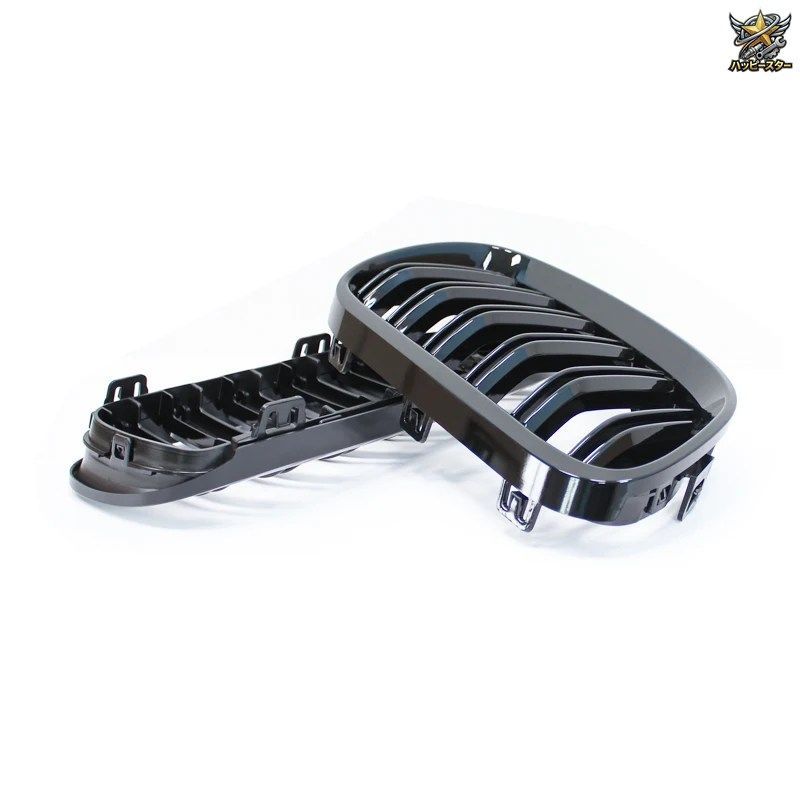 BMW E92 E93 3シリーズ 328i 335i クーペ LCI 2010-2013用 2個セット 車スタイル フロント キドニー ダブルスラット グリル