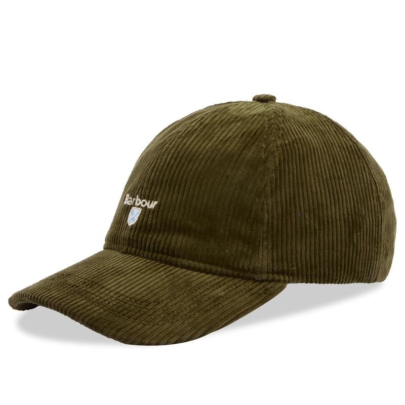 バブアー メンズ アクセサリー 帽子 キャップ Barbour Preston Cord Cap Olive オリーブ