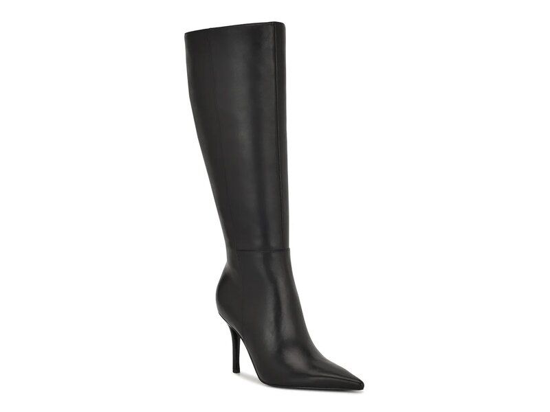 ナインウェスト レディース シューズ ブーツ・レインブーツ Nine West Gerty Boot Black Leather ブラック