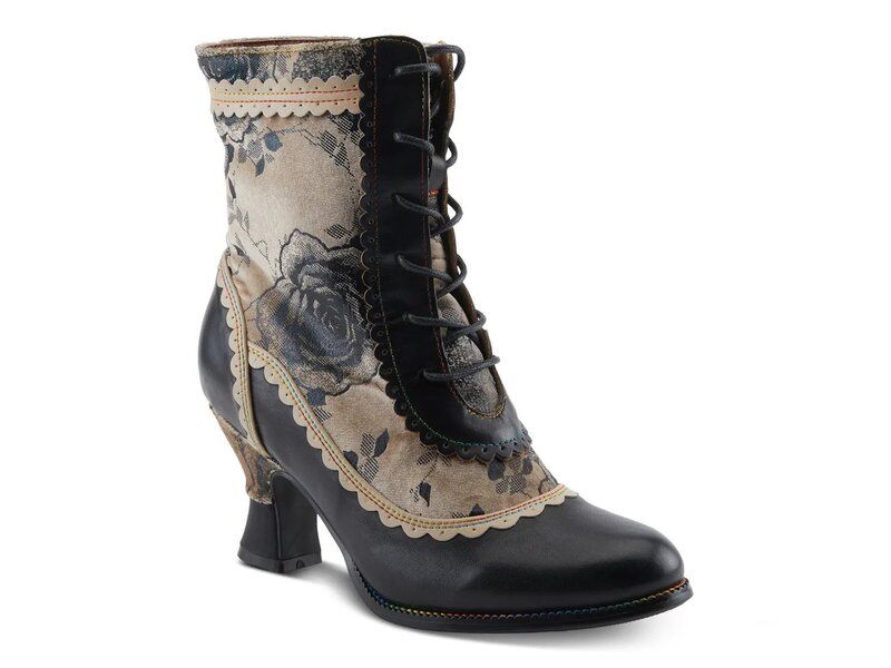 ラリティステ レディース シューズ ブーツ・レインブーツ LArtiste Bewitch Prit Bootie BlackMulticolor ブラック