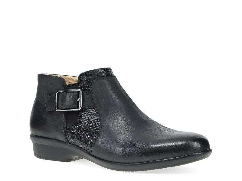 ダンスコ レディース シューズ ブーツ・レインブーツ Dansko Carolyn Bootie Black ブラックブーティ