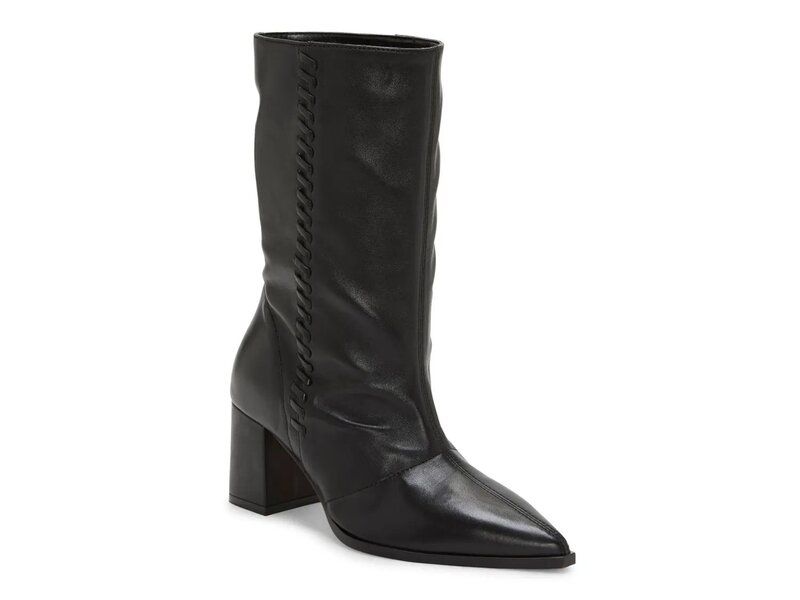 ヴィンスカムート レディース シューズ ブーツ・レインブーツ Vince Camuto Lorrys Bootie Black Leather ブラック 27,600円