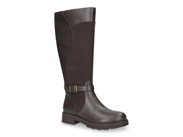 イージーストリート レディース シューズ ブーツ・レインブーツ Easy Street Erica Wide Calf Riding Boot Brown ブラウン