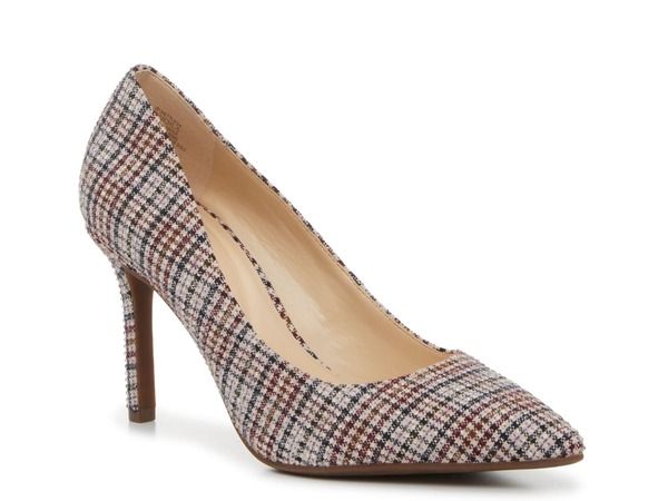 ジェシカシンプソン レディース シューズ パンプス Jessica Simpson Nettles Pump IvoryCranberryBlack Plaid Print アイボリー