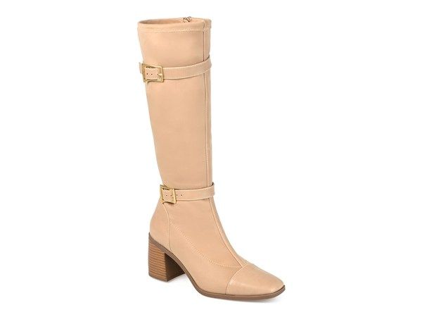 ジュルネ コレクション レディース シューズ ブーツ・レインブーツ Journee Collection Gaibree Extra Wide Calf Riding Boot Beige ベージュ 15,392円