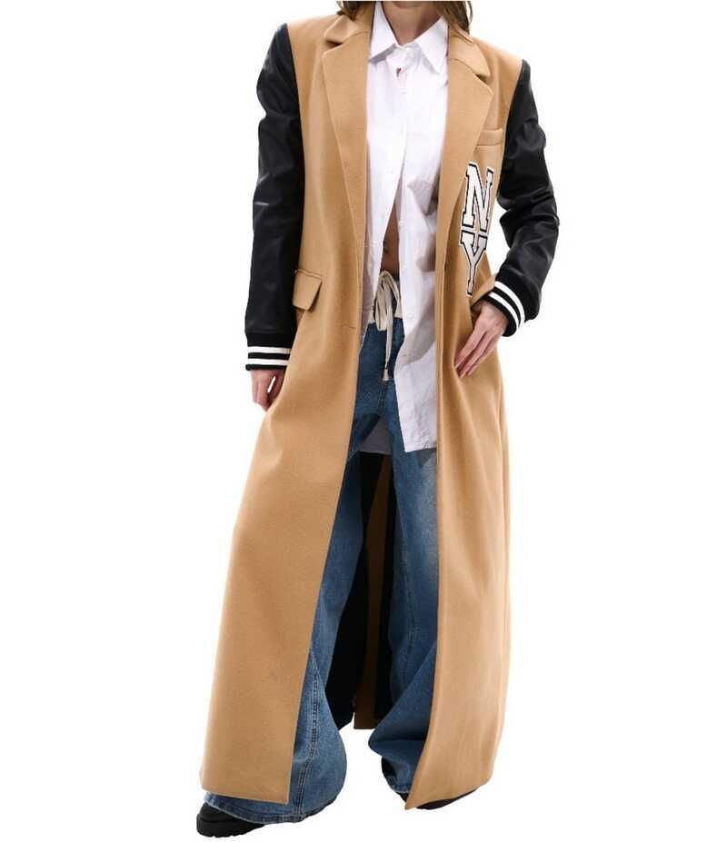 アザレア ワン レディース アウター コート マキシ ジャケット Azalea Wang Malone Solid Notch Collar Midweight Button Front Maxi J