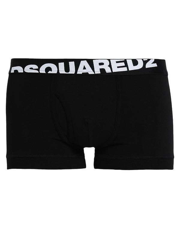 ディースクエアード メンズ アンダーウェア トランクス DSQUARED2 トランクス Black ブラック 10,625円