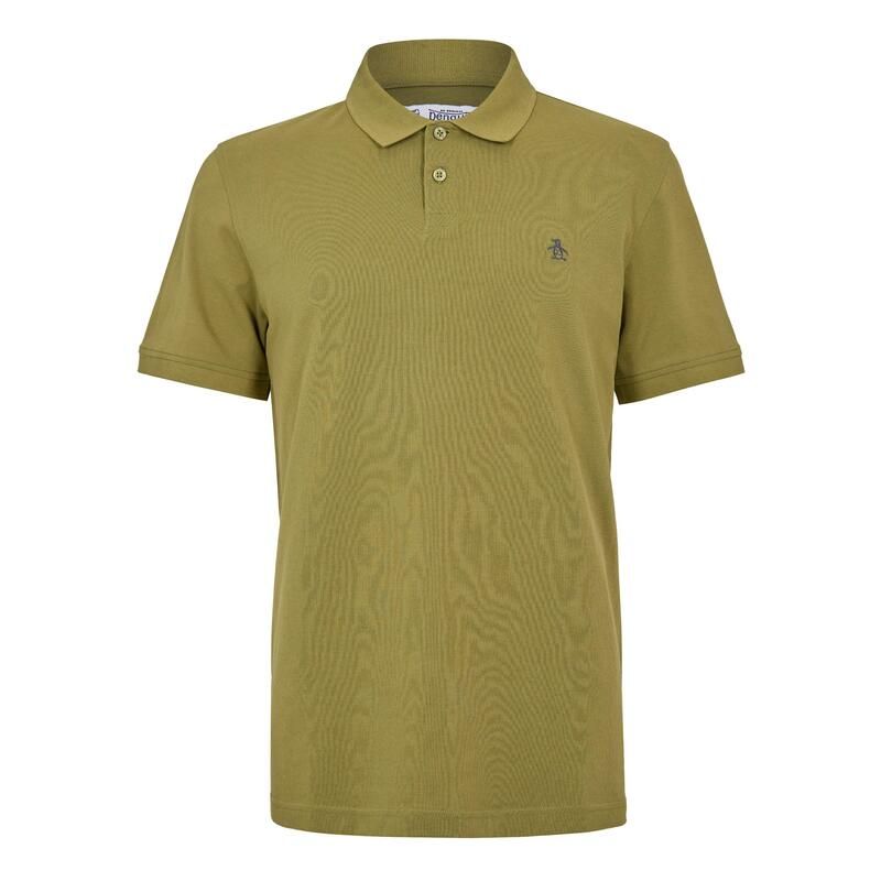 オリジナルペンギン メンズ トップス ポロシャツ Original Penguin Short Sleeve Polo Shirt Olive Branch オリーブ