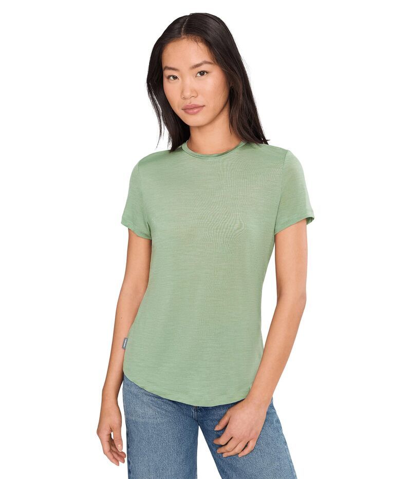 アイスブレーカー レディース トップス シャツ Icebreaker 125 CoolLite Sphere III Short Sleeve Tee Seaglass